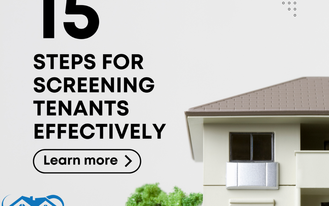 Screening tenants effectively is crucial for landlords to ensure they choose reliable and responsible individuals for their rental properties.
